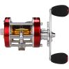 image:imageKastKing Rover Round Baitcasting Fishing Reel Perfect Conventional Reel for Catfish SalmonSteelhead Striper Bass and Inshore Saltwater Fishing Reel Reinforced Metal BodyRed