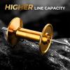image:imageKastKing Rover Round Baitcasting Fishing Reel Perfect Conventional Reel for Catfish SalmonSteelhead Striper Bass and Inshore Saltwater Fishing Reel Reinforced Metal BodyBlack