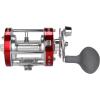 image:imageKastKing Rover Round Baitcasting Fishing Reel Perfect Conventional Reel for Catfish SalmonSteelhead Striper Bass and Inshore Saltwater Fishing Reel Reinforced Metal BodyRed