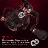 image:imageKastKing Royale Legend Fishing Reel  521621 Gear Ratio Spinning Reel Up to 22 Lbs of Carbon Drag 5171 Stainless Steel Ball Bearings Graphite Frame Asymmetric Spinning Reel Rotor DesignRed 621 Royale Legend Glory
