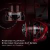 image:imageKastKing Royale Legend Fishing Reel  521621 Gear Ratio Spinning Reel Up to 22 Lbs of Carbon Drag 5171 Stainless Steel Ball Bearings Graphite Frame Asymmetric Spinning Reel Rotor DesignRed 621 Royale Legend Glory