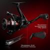 image:imageKastKing Royale Legend Fishing Reel  521621 Gear Ratio Spinning Reel Up to 22 Lbs of Carbon Drag 5171 Stainless Steel Ball Bearings Graphite Frame Asymmetric Spinning Reel Rotor DesignBlack 521 Royale Legend II