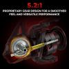 image:imageKastKing Royale Legend Fishing Reel  521621 Gear Ratio Spinning Reel Up to 22 Lbs of Carbon Drag 5171 Stainless Steel Ball Bearings Graphite Frame Asymmetric Spinning Reel Rotor DesignBlack 521 Royale Legend II