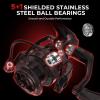 image:imageKastKing Royale Legend Fishing Reel  521621 Gear Ratio Spinning Reel Up to 22 Lbs of Carbon Drag 5171 Stainless Steel Ball Bearings Graphite Frame Asymmetric Spinning Reel Rotor DesignBlack 521 Royale Legend II
