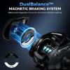 image:imageKastKing Spartacus II Plus Baitcasting Reel DualBalance Magnetic Braking System 801 HighSpeed Gear Ratio Ultralight 6 oz 71 MaxiDur DoubleShielded Ball Bearings Fishing ReelsLeft801