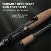 image:imageKastKing Spartacus II TwinTip Fishing Rod and Reel Combo Spinning amp Casting Combo Fishing Poles and Reels Combo KastFlex IM6 Graphite Blanks 2Piece Rods with Extra TipSpin70 Mh3000 Reel 2 Pcs Extra Tip