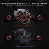 image:imageKastKing Speed Demon Elite Fishing Reel Worlds Fastest 1051 Gear RatioDeadbolt Baitcasting Reel 101 Shielded Stainless Steel BB CNC Lightweight Aluminum Frame Available in Skipping VersionDeadbolt No Drag 741 Left