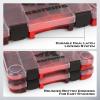 image:imageKastKing Tackle Boxes Plastic Box Plastic Storage Organizer Box with Removable Dividers  Fishing Tackle Storage  Box Organizer  2 Packs 4 Packs Tackle Trays  Parts BoxRed Camouflage