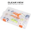 image:imageKastKing Tackle Boxes Plastic Box Plastic Storage Organizer Box with Removable Dividers  Fishing Tackle Storage  Box Organizer  2 Packs 4 Packs Tackle Trays  Parts BoxStandard