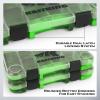 image:imageKastKing Tackle Boxes Plastic Box Plastic Storage Organizer Box with Removable Dividers  Fishing Tackle Storage  Box Organizer  2 Packs 4 Packs Tackle Trays  Parts BoxGreen Camouflage