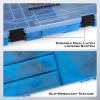 image:imageKastKing Tackle Boxes Plastic Box Plastic Storage Organizer Box with Removable Dividers  Fishing Tackle Storage  Box Organizer  2 Packs 4 Packs Tackle Trays  Parts BoxBlue Camouflage