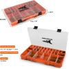 image:imageKastKing Tackle Boxes Plastic Box Plastic Storage Organizer Box with Removable Dividers  Fishing Tackle Storage  Box Organizer  2 Packs 4 Packs Tackle Trays  Parts BoxOrange Camouflage