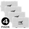 image:imageKastKing Tackle Boxes Plastic Box Plastic Storage Organizer Box with Removable Dividers  Fishing Tackle Storage  Box Organizer  2 Packs 4 Packs Tackle Trays  Parts BoxStandard