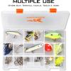 image:imageKastKing Tackle Boxes Plastic Box Plastic Storage Organizer Box with Removable Dividers  Fishing Tackle Storage  Box Organizer  2 Packs 4 Packs Tackle Trays  Parts BoxStandard