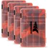 image:imageKastKing Tackle Boxes Plastic Box Plastic Storage Organizer Box with Removable Dividers  Fishing Tackle Storage  Box Organizer  2 Packs 4 Packs Tackle Trays  Parts BoxOrange Camouflage