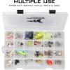 image:imageKastKing Tackle Boxes Plastic Box Plastic Storage Organizer Box with Removable Dividers  Fishing Tackle Storage  Box Organizer  2 Packs 4 Packs Tackle Trays  Parts BoxStandard