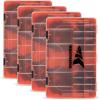 image:imageKastKing Tackle Boxes Plastic Box Plastic Storage Organizer Box with Removable Dividers  Fishing Tackle Storage  Box Organizer  2 Packs 4 Packs Tackle Trays  Parts BoxOrange Camouflage