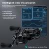 image:imageKastKing iReel 2 Phantom Black Fishing Reel IFC Digital Brake Six Preset Casting Modes Unlimited Customizable Adjustments Bluetooth Pairing 100 Magnesium Frame Larger Axis Eye Line GuideRightGlossy Black721