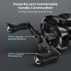 image:imageKastKing iReel 2 Phantom Black Fishing Reel IFC Digital Brake Six Preset Casting Modes Unlimited Customizable Adjustments Bluetooth Pairing 100 Magnesium Frame Larger Axis Eye Line GuideRightGlossy Black721