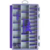 image:imageKastKing HyperSeal Waterproof Tackle Box 3600 and 3700 Tackle Trays Fishing Tackle Box Organizer with Removable Dividers Lure Box and Terminal Tackle StorageBlackPurple