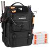 image:imageKastKing KarryAll Fishing Tackle Backpack with Rod Holder 4 Tackle Boxes4026L Tackle Bag Storage Fishing Gear and EquipmentA Large 40 L  Black