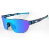 image:imageKastKing Nizini Polarized Sports Fishing Sunglasses With PuriVex Protective Lens Coating Rimless Wrap Design Men WomenB Gloss Navy Blue Demi Frame  Ice Blue Mirror