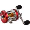 image:imageKastKing Rover Round Baitcasting Fishing Reel Perfect Conventional Reel for Catfish SalmonSteelhead Striper Bass and Inshore Saltwater Fishing Reel Reinforced Metal BodyRed
