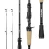 image:imageKastKing Spartacus II Plus TwinTip Spinning amp Casting Rods IM6 Graphite Blanks Stainless Steel Frame with Zirconium Oxide Rings 2Piece Rods with Extra Tip Section PTS NoSlip Grip Hook Keeper70 MH Fast 2 Pcs Extra Tip