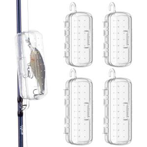 image:imageKastKing Bait Kapsule  Lure Cover with Vent Holes Protects Hooks Multiple Sizes S M L JumboDrop Shot  Multiple Attachments for Freshwater amp Saltwater Fishing Gear Patent Pending2 Small and 2 Medium