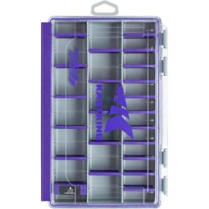 image:imageKastKing HyperSeal Waterproof Tackle Box 3600 and 3700 Tackle Trays Fishing Tackle Box Organizer with Removable Dividers Lure Box and Terminal Tackle StorageBlackPurple
