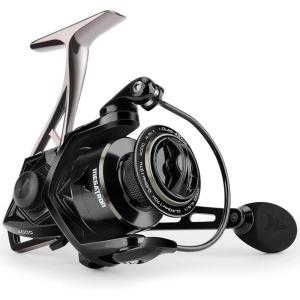 image:imageKastKing Megatron Spinning Reel Freshwater and Saltwater Spinning Fishing Reel Rigid Aluminum Frame 71 DoubleShielded StainlessSteel BB Over 30 lbs Carbon Drag CNC Aluminum Spool amp Handle4000