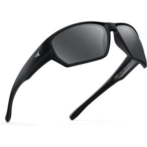 image:imageKastKing Merced Floating Polarized Sports Sunglasses With PuriVex Protective Lens Coating Lightweight TPX Frame Men WomenA Matte Black Frame  Smoke
