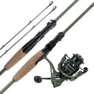 image:imageKastKing Spartacus II TwinTip Fishing Rod and Reel Combo Spinning amp Casting Combo Fishing Poles and Reels Combo KastFlex IM6 Graphite Blanks 2Piece Rods with Extra TipSpin73 M3000 Reel 2 Pcs Extra Tip