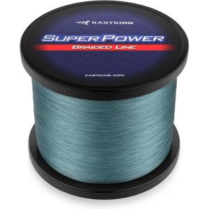 image:imageKastKing SuperPower Braided Fishing Line  Abrasion Resistant Braided Lines  Incredible Superline  Zero Stretch  Smaller Diameter  A MustHave
