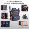 image:imageKastKing Bait Boss Fishing Tackle Backpack with Rod Holders4 Tackle BoxesRain CoverStorage for Fishing GearB Orange