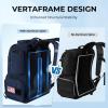 image:imageKastKing Bait Boss Fishing Tackle Backpack with Rod Holders4 Tackle BoxesRain CoverStorage for Fishing GearG Blue Aluminum Back Support System