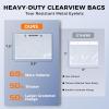 image:imageKastKing BaitSpace Detachable Bait Binder Tackle Bag  Large Clear Sleeves Durable 900D Waterresistant Fabric Soft Plastic Bait Storage For Hooks Sinkers amp Fishing AccessoriesBlack