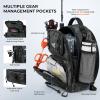 image:imageKastKing BaitSpace Fishing Sling Bag Fishing Backpack with Rod amp Beverage Holder Tackle Bag for Fishing GearA Black Camo