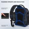 image:imageKastKing BaitSpace Fishing Sling Bag Fishing Backpack with Rod amp Beverage Holder Tackle Bag for Fishing GearB Blue Camo