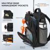 image:imageKastKing BaitSpace Fishing Sling Bag Fishing Backpack with Rod amp Beverage Holder Tackle Bag for Fishing GearD Black