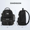 image:imageKastKing BaitSpace Fishing Sling Bag Fishing Backpack with Rod amp Beverage Holder Tackle Bag for Fishing GearD Black