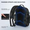 image:imageKastKing BaitSpace Fishing Sling Bag Fishing Backpack with Rod amp Beverage Holder Tackle Bag for Fishing GearE Black Camo  with 2 3600 tackle boxes