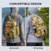image:imageKastKing BaitSpace Fishing Sling Bag Fishing Backpack with Rod amp Beverage Holder Tackle Bag for Fishing GearG Khaki Camo  with 2 3600 tackle boxes