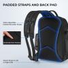 image:imageKastKing BaitSpace Fishing Sling Bag Fishing Backpack with Rod amp Beverage Holder Tackle Bag for Fishing GearH Black  with 2 3600 tackle boxes