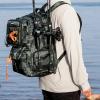 image:imageKastKing BaitSpace Fishing Tackle Backpack with Removable Bait Binder2 Rod Holders Storage Fishing Gear and EquipmentB Black Camo With 4 3600 Tackle Boxes