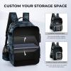 image:imageKastKing BaitSpace Fishing Tackle Backpack with Removable Bait Binder2 Rod Holders Storage Fishing Gear and EquipmentC Blue Camo With 4 3600 Tackle Boxes