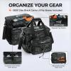 image:imageKastKing BaitSpace Fishing Tackle Bag With 4 Tackle Boxes amp Removable Bait Binder WaterResistant Tackle Storage Durable Fishing Gear Adjustable Shoulder StrapA Black Camo