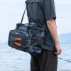 image:imageKastKing BaitSpace Fishing Tackle Bag With 4 Tackle Boxes amp Removable Bait Binder WaterResistant Tackle Storage Durable Fishing Gear Adjustable Shoulder StrapC Blue Camo