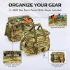 image:imageKastKing BaitSpace Fishing Tackle Bag With 4 Tackle Boxes amp Removable Bait Binder WaterResistant Tackle Storage Durable Fishing Gear Adjustable Shoulder StrapE Khaki Camo