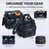 image:imageKastKing BaitSpace Fishing Tackle Bag With 4 Tackle Boxes amp Removable Bait Binder WaterResistant Tackle Storage Durable Fishing Gear Adjustable Shoulder StrapC Blue Camo